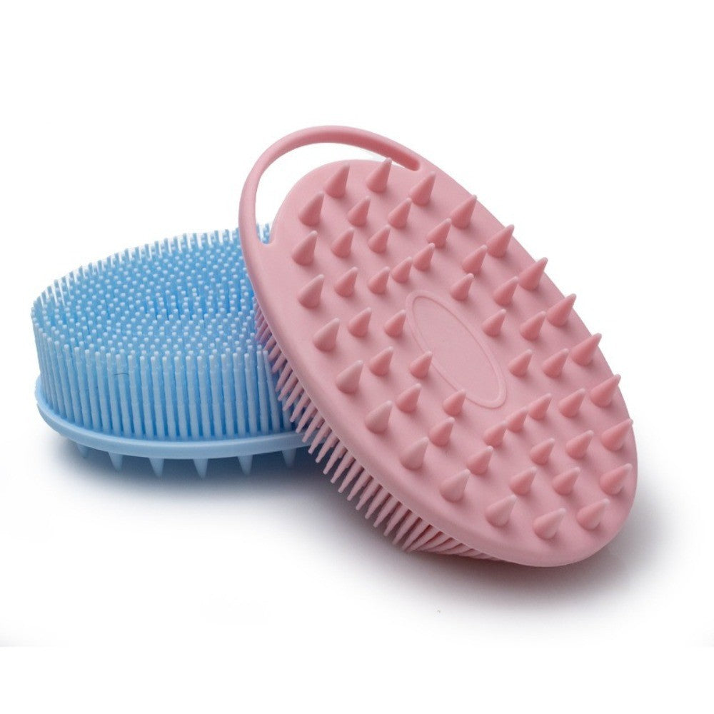 Soft Silicone Body Scrubber Exfoliating Baby Shower Gentle SPA Massage Brush Cleanser Body Wash Brush Back Scrubber Bath Tool