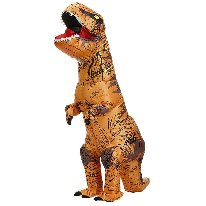 Tyrannosaurus Rex Inflatable Costume Adult Dinosaur Halloween Party Wear Fancy Dress Costume for Adults Festival Mascot