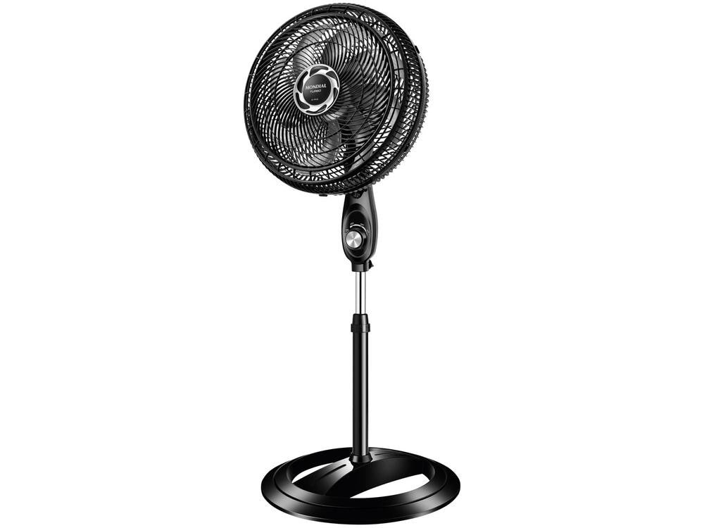 Turbo Mondial Column Fan NVT-40C-8P-B 40cm 8 Speeds 3 Speeds Black and Silver-220V
