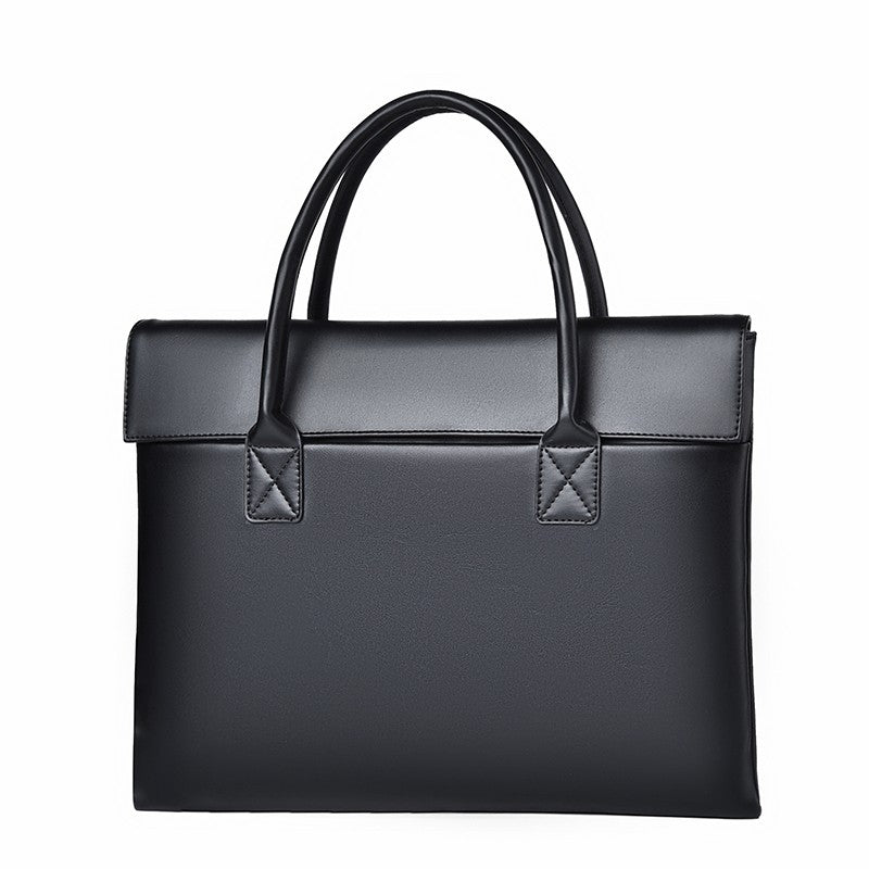 Large Capacity Laptop Bag - Stylish and durable briefcase with multiple compartments for daily essentials and laptop accessories