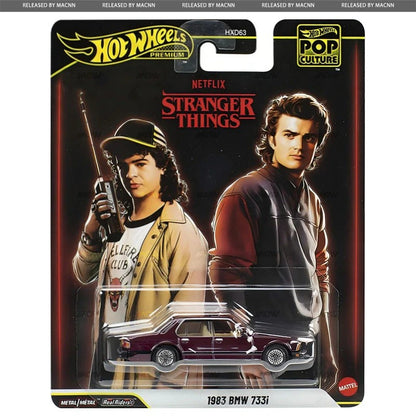 Hot Wheels Autêntico Entertainment Culture Series 1/64 Nissan Skyline Stranger Things BMW Modelos de Carro em Liga Fundida Brinquedos Presentes em Estoque