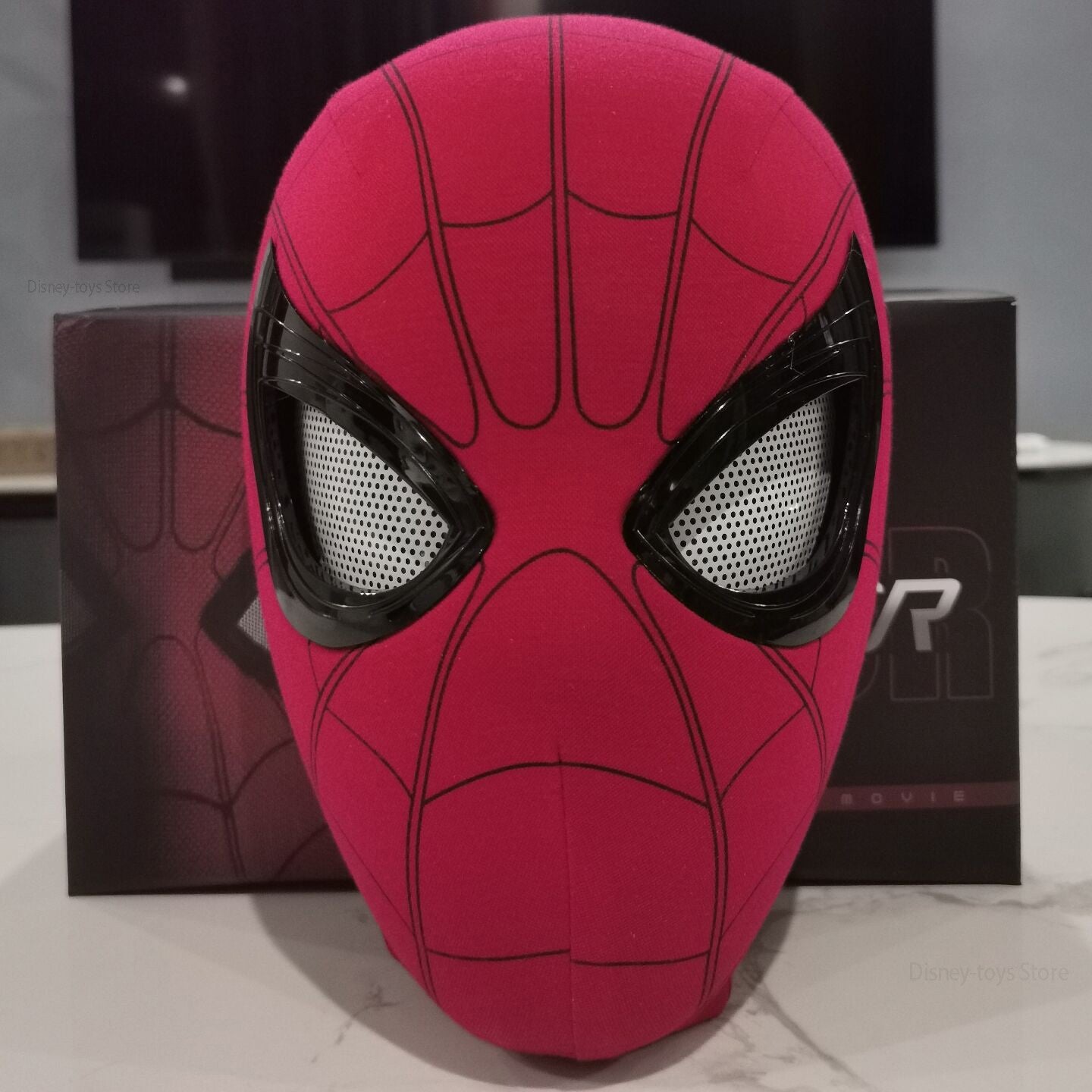 Nova Máscara do Homem-Aranha: Sem Volta Para Casa Capacete de Luxo Recarregável Olhos Remotos Móveis Máscara Decoração de Cosplay Brinquedos de Presente