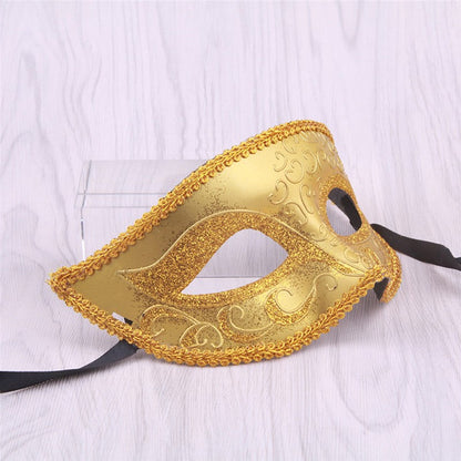 Masquerade Masks for Couple Venetian Woman Lace Men PP Cosplay Costume Carnival Prom Party Personality Headdress Masks