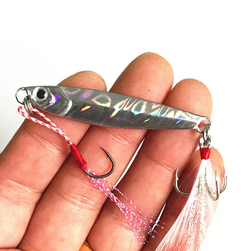 Iscas de Pesca Brilhantes Jigs 15g/6cm 7g/10g/20g/25g Isca Jigbait Arremesso Costeiro Anzóis Isca de Metal Iscas Artificiais Venda de 1 Peça