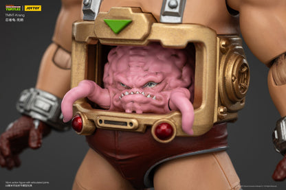 [Pré-venda][Disponível na Ásia] JOYTOY 1/18 Bonecos de Ação TMNT Tartarugas Ninja Krang Figuras de Anime Brinquedos Modelo
