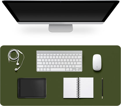 Desk Pad Protector, Non-Slip PU Leather Large Mouse Pad, Easy Clean, Writing Pad for Office/Home/Decor/School Desk Mat