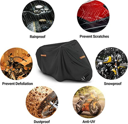 Capa de Moto Oxford Grossa, Impermeável, Universal, Proteção Externa, Poeira, Chuva, Moto, Protetor Solar, À Prova de Poeira, Proteção UV