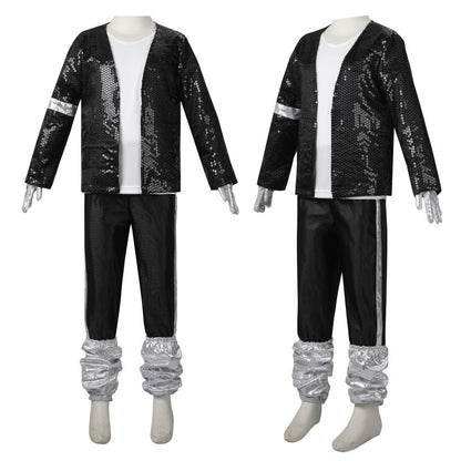Halloween Coplay outfit for Show Performance Party Michael Jackson Celebrity Birthday Carnival Billie Jean Pop Star MJ costume