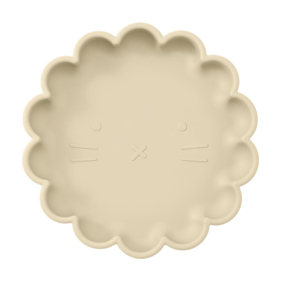 1PC Silicone Baby Dishes Cartoon Lion Shape Baby Plate BPA Free Baby Tableware Feeding Training Baby Stuff Non-Slip Lunch Box