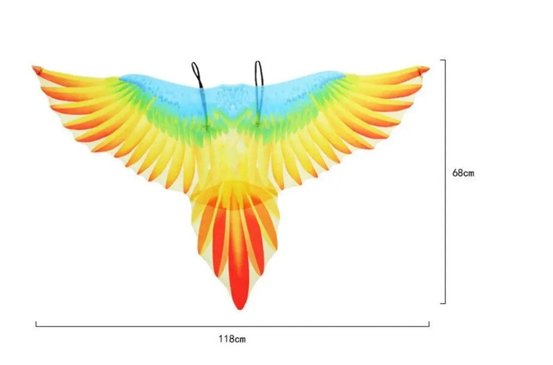 Parrot Wings Cloak Costume Bird Cape Carnival Costume for Masquerade Halloween Carnival Performance Fancy Dress