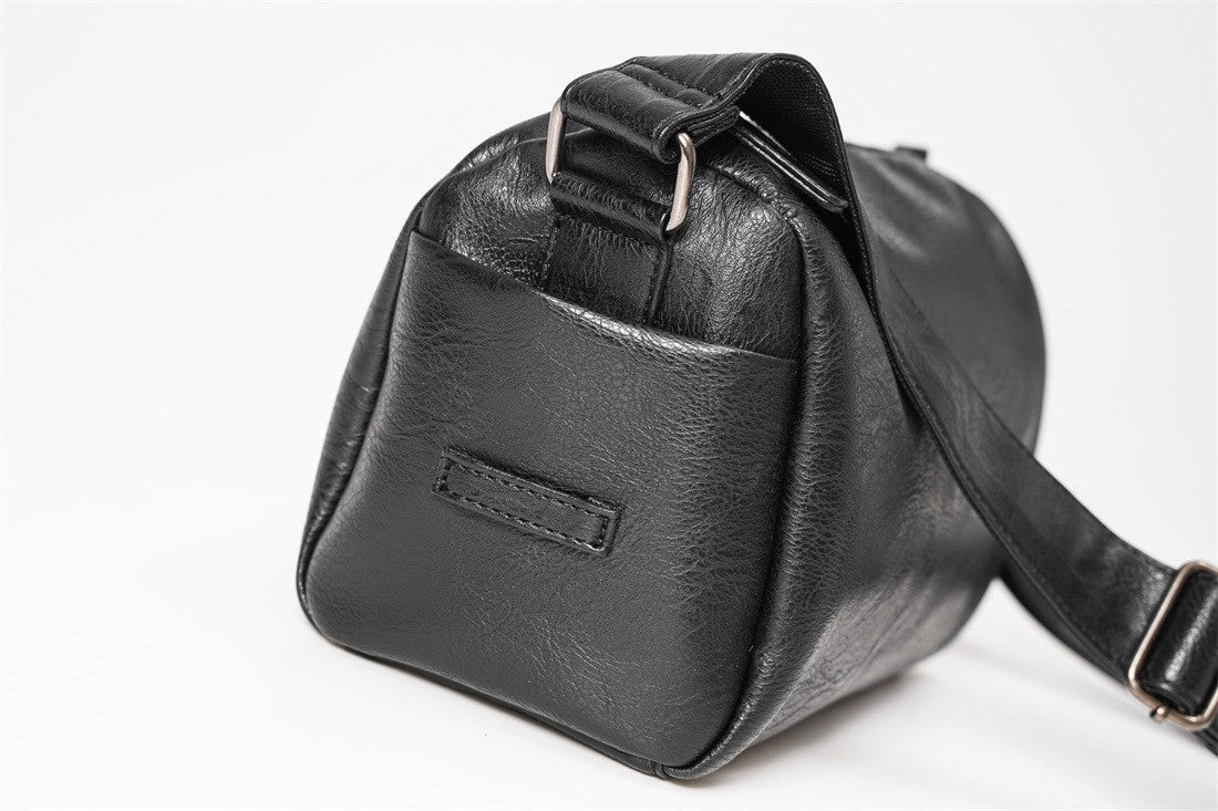 New soft leather men's bag shoulder bag men's leather bag crossbody bag Korean version versatile casual bag small shoulder bag B