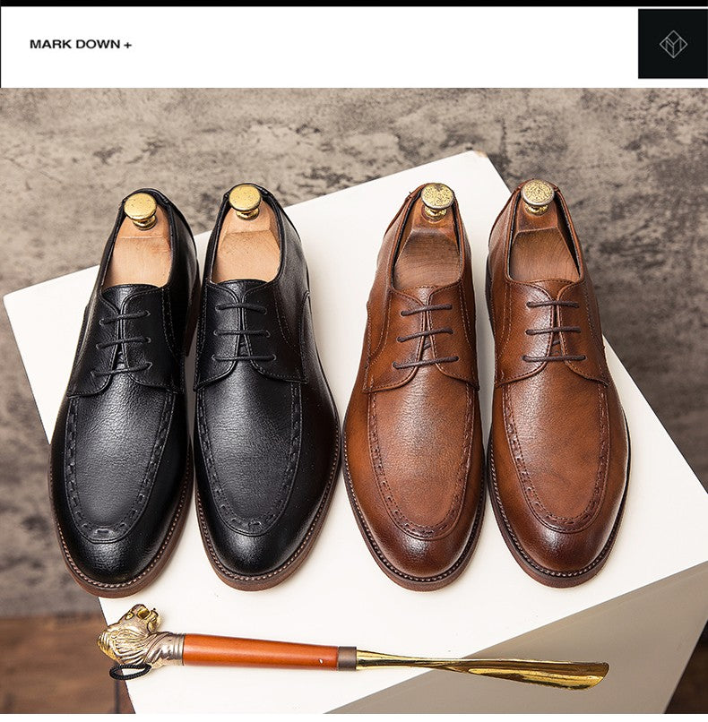 Classic Casual Business Leather Shoes Men Social Wedding Party Leather Shoes For Men Dress Oxfords Formal Leather Shoes Men