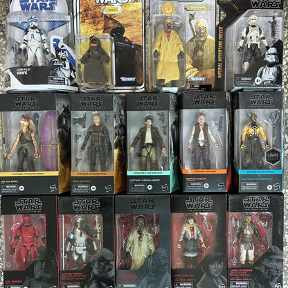 Hasbro Star Wars Black Series Jar Jar Binks Tusken Raider Sith Trooper Captain Phasma Jawa Boneco de Ação Modelo Brinquedo Presente