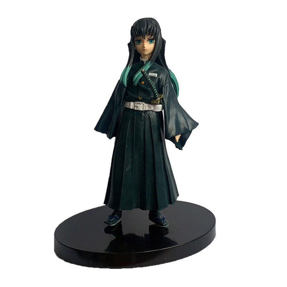 Anime Demon Slayer Action Figures Kimetsu No Yaiba Shinobu Nezuko Bonecas de PVC Coleção Modelo Enfeites Brinquedos Derivados do Japão