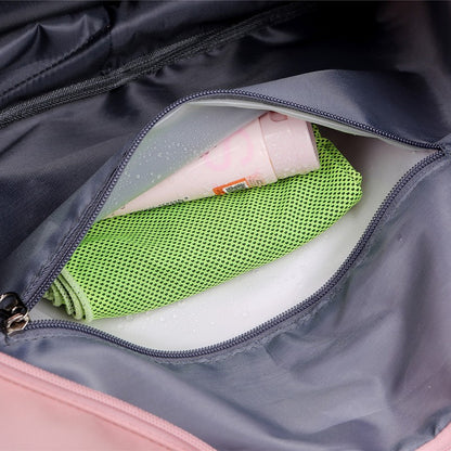 Extendable Women's Large Capacity Storage Luggage Handbag Leisure Travel Duffle Bag Waterproof Nylon Sports and Fitness Handbag