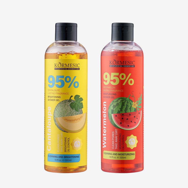 300ml Orgânico Infusão de Frutas Gel de Banho Loção Corporal Lavagem Embelezadora da Pele Banho Clareador Delicado Suave Creme de Cuidado
