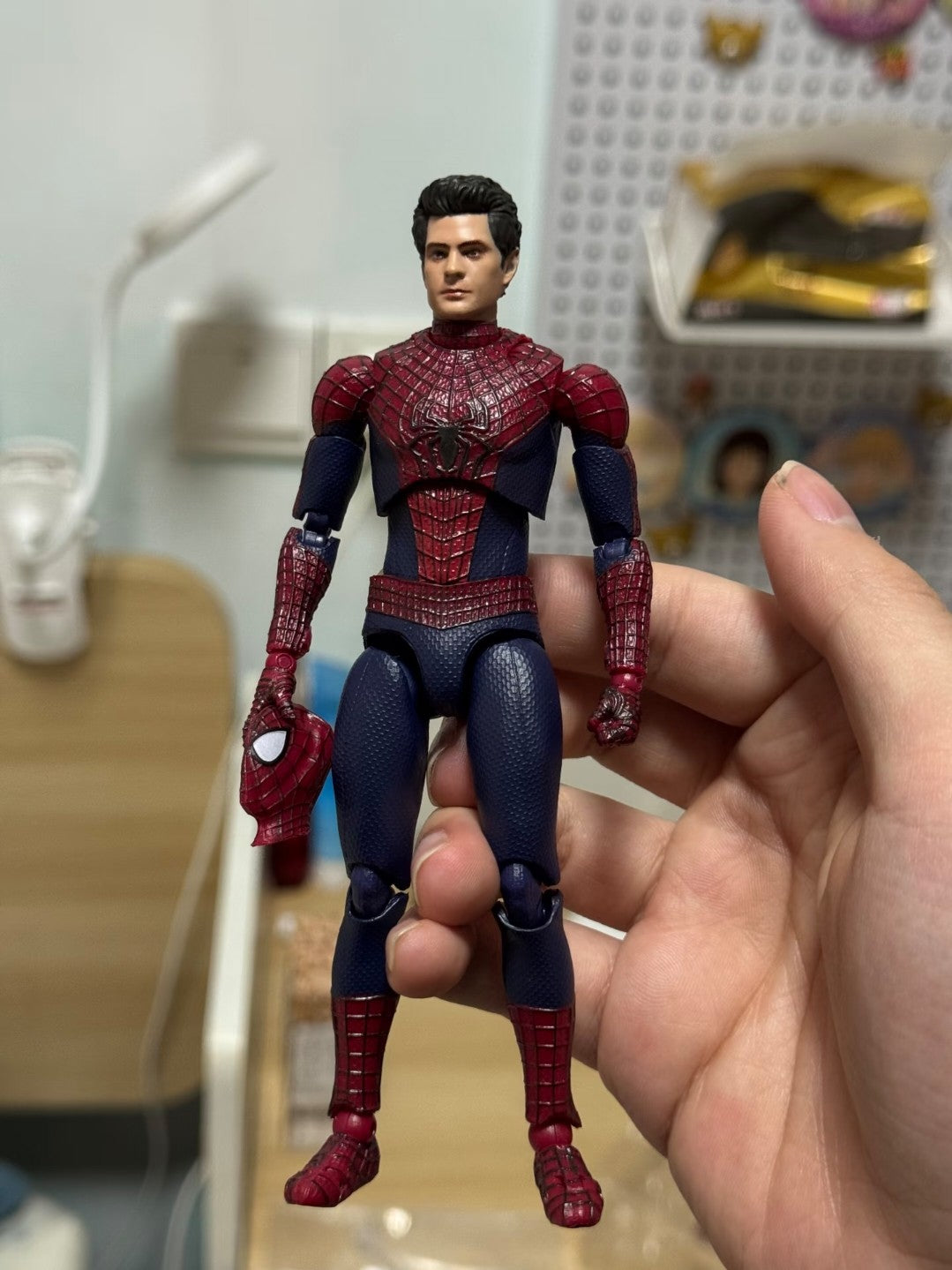 Em estoque Ko Mafex 248 The Amazing Spider Man Bonecos de Ação Marvel Andrew Garfield Estatueta Modelo Brinquedo Infantil Presentes