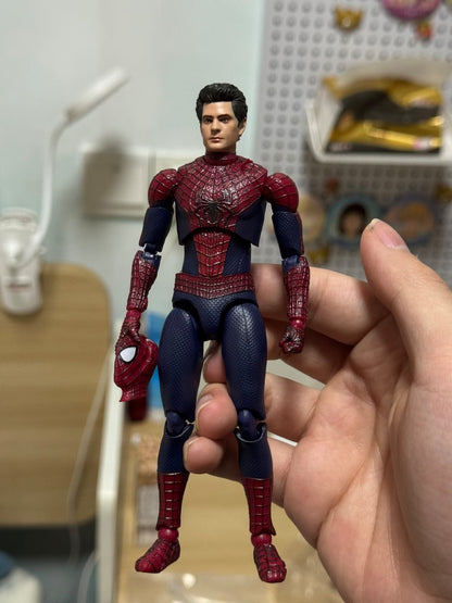 Em estoque Ko Mafex 248 The Amazing Spider Man Bonecos de Ação Marvel Andrew Garfield Estatueta Modelo Brinquedo Infantil Presentes