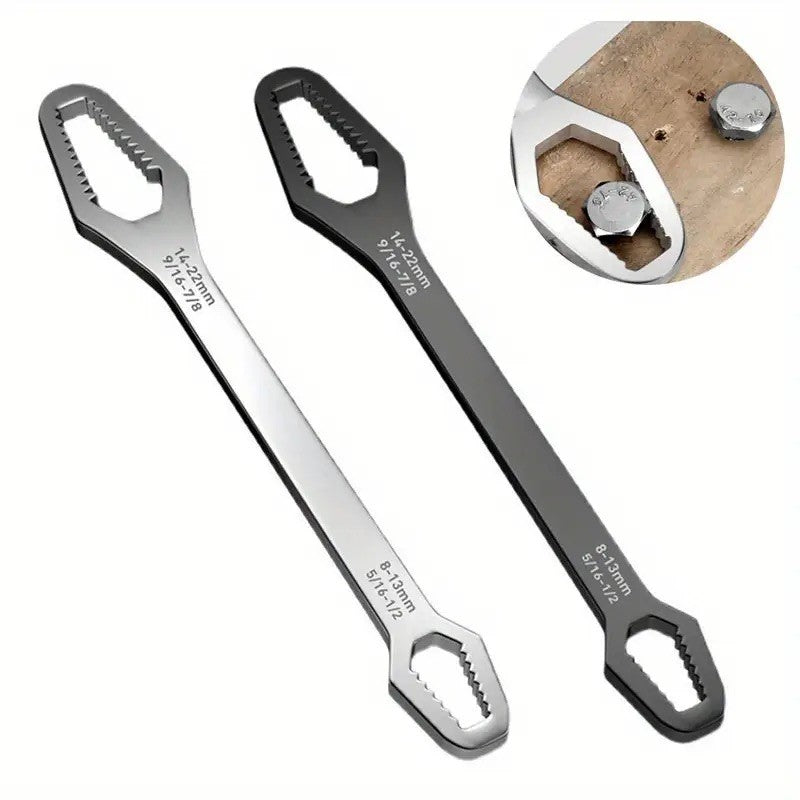 Chave Torx Universal para Carro 8-22mm Chave Autoajustável de Aperto Automático Chave Torx de Duas Pontas Chave Torx Ferramentas Manuais Novo