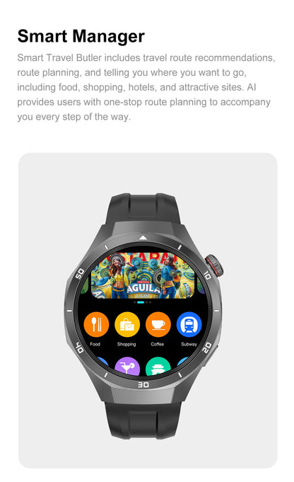 2025 New For HUAWEI GT 5 Pro 32Gb Memory SmartWatch AGPS Beidou Navigation Sapphire Screen HD Video Bluetooth Call SmartBracelet