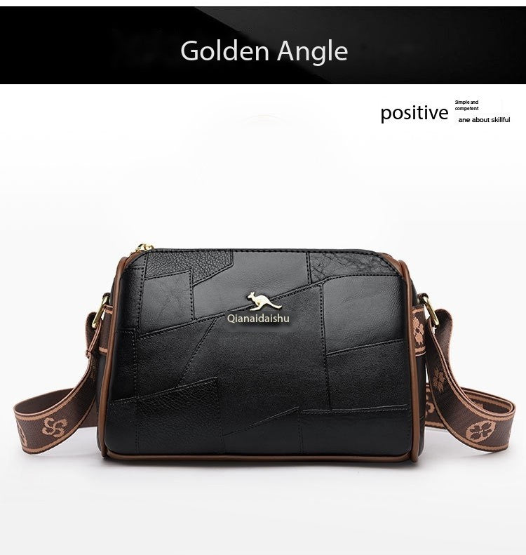 Luxury Kangaroo New Genuine High Quality Soft Leather Women Purses Cofrossbody Bag Designer Brand Ladies Shoulder Crossbody Bags