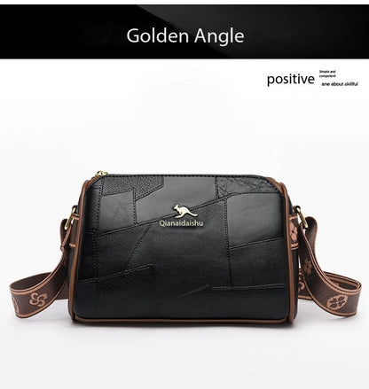 Luxury Kangaroo New Genuine High Quality Soft Leather Women Purses Cofrossbody Bag Designer Brand Ladies Shoulder Crossbody Bags