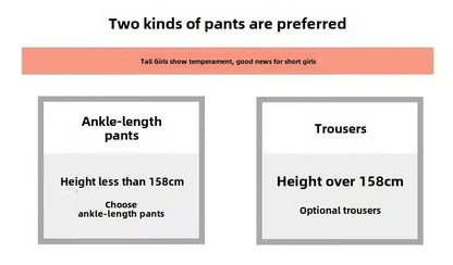 Spring Autumn New Bootcut Pants Women's Slimming Versatile Korean Style Loose-fit Fashionable Trousers Drop Leg Bell Pants Women