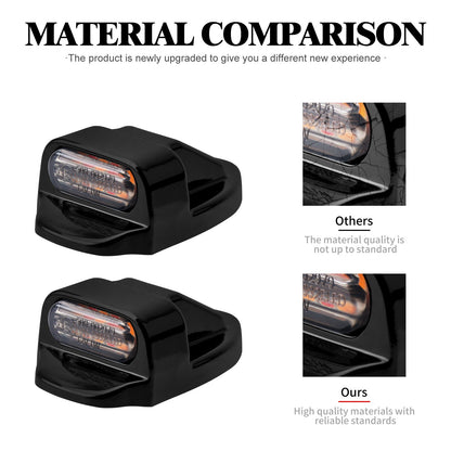 Motorcycle Rear LED Lights With E-Mark Brake Lamp For Harley Dyna 2000-17 Softail Breakout Fat Boy 00-2025 Turn Signal Indicator
