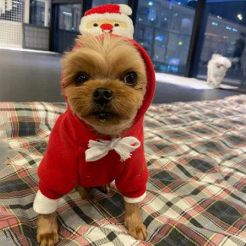 Roupa de Natal para Cães Pequenos e Médios, Roupa de Cachorro, Casaco de Gatinho, Fantasia de Chihuahua, Roupas de Ano Novo para Pets