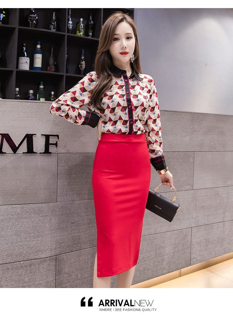 New Style Summer Fashion Elastic Waist Half-length Skirt 2025 Plus Size Women's Clothing Side-Slit Bodycon Skirts