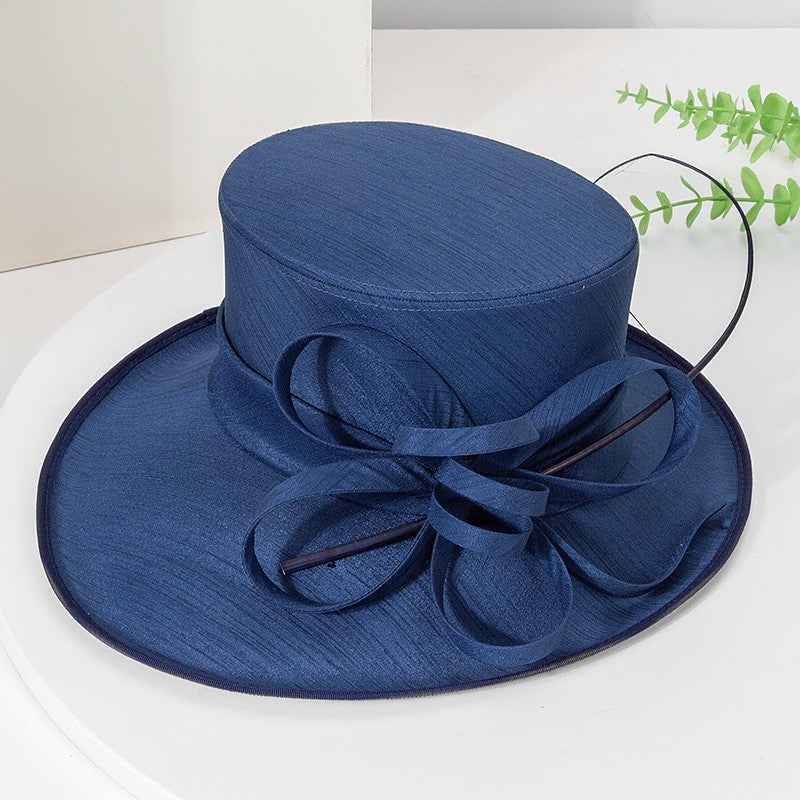 Moda Luxo Moda Pena Chapéu Chá Igreja Elegante Fotografia Cartola Feminina Banquete Fascinator Chapéus Formais de Casamento