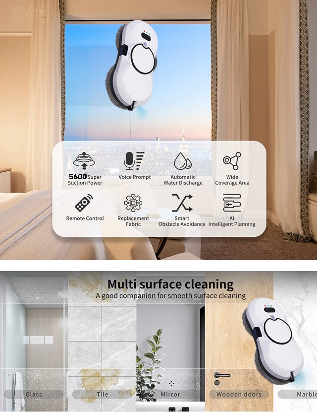 UPS Robot for Washing Sindows Vacuum Cleaner Glass Washer Home Appliance Plaster Robot Smart Cleaning Robot Electric Floor Mops