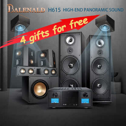 Conjunto de áudio Bluetooth de home theater com rede inteligente e 7.2 canais Balenald Dolby Atmos de última geração