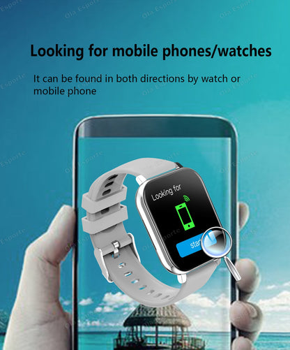 2025 Smart Watch 2.01 Inch HD Display Bluetooth Call Message Preview Sport Modes DIY Dial Weather Forecast Watches For Men Women