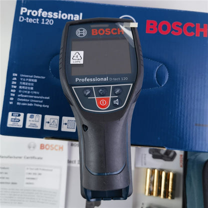 Detector de metais Bosch D-tect 120 Professional Scanner intuitivo de radar Para quase todos os materiais Detector de parede de alta precisão