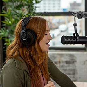 Original Samson SR850 monitoring HIFI headset Semi-Open-Back Headphones for Studio without retail box