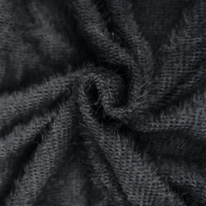 Women Winter Sweater Knit Crewneck Warm Long Sleeve O-Neck Casual Sweatshirts Dress Solid Color Oversized Basic Ladies Cloth