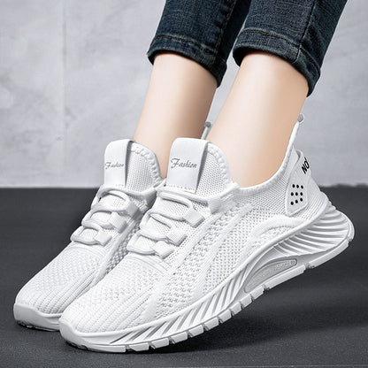 ?Sapatos Femininos Verão 2025 Tênis Casual Malha Respirável Leve Acessível Frete Grátis?