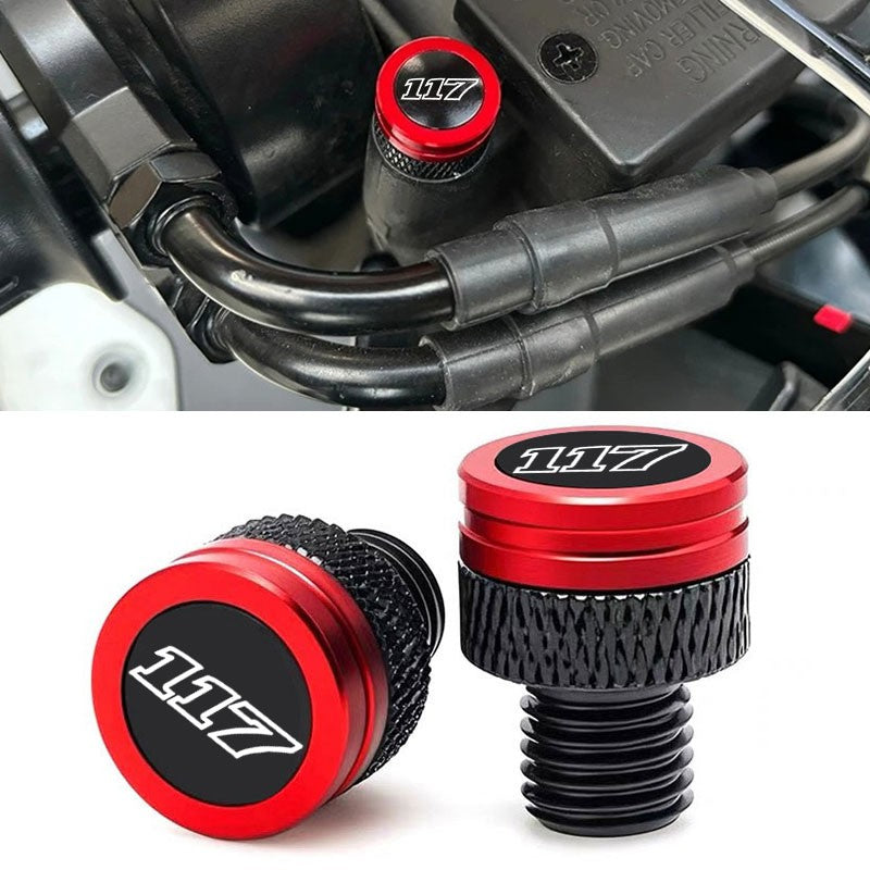 Motorcycle CNC Rearview Side Mirror Hole Cap Plug For Harley Softail Low Rider ST FXLRST FXRST Breakout Touring CVO 117