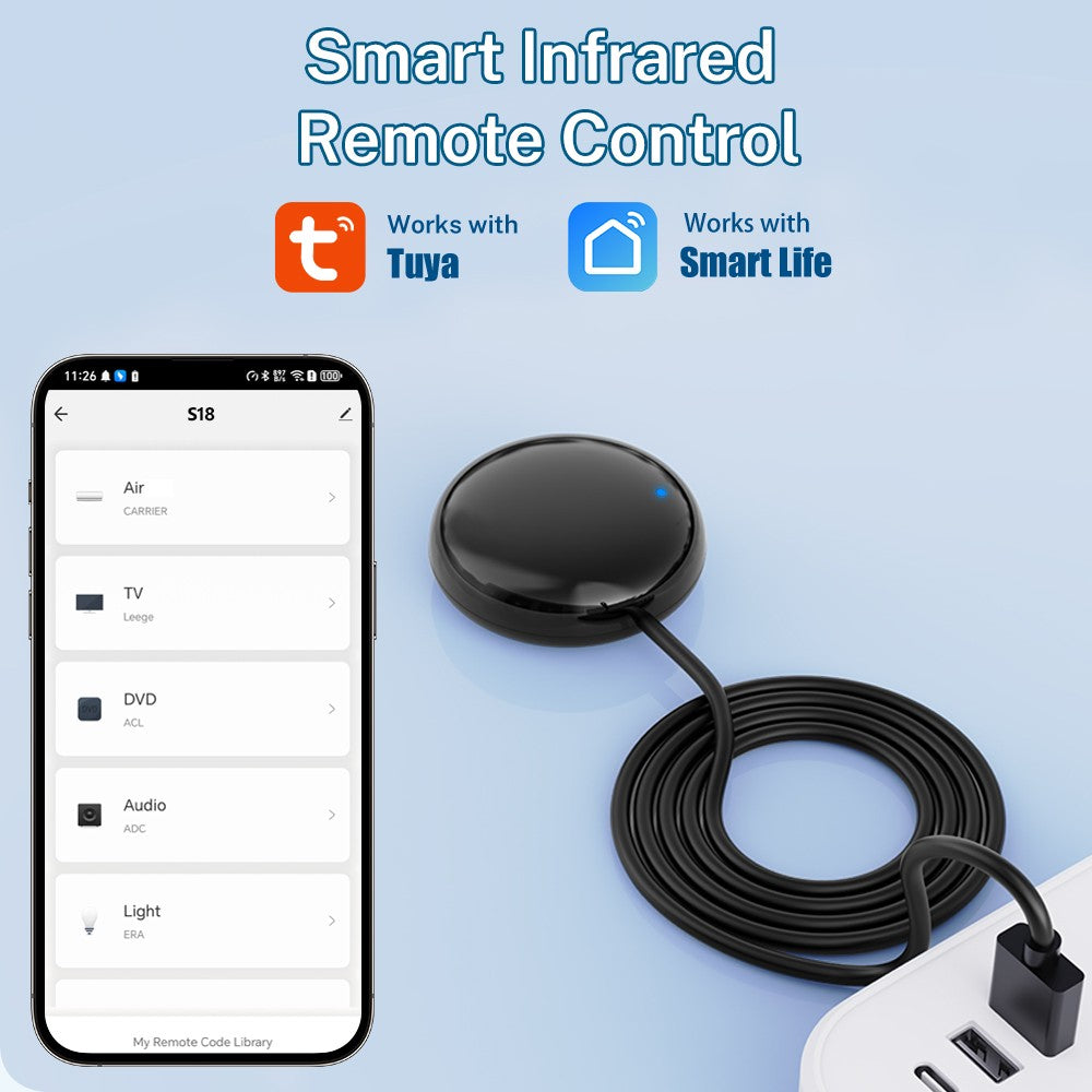 Tuya WiFi IR Remote For Smart Home Automation Smart Life APP Universal infrared Remote Control Work with Alexa Google Home