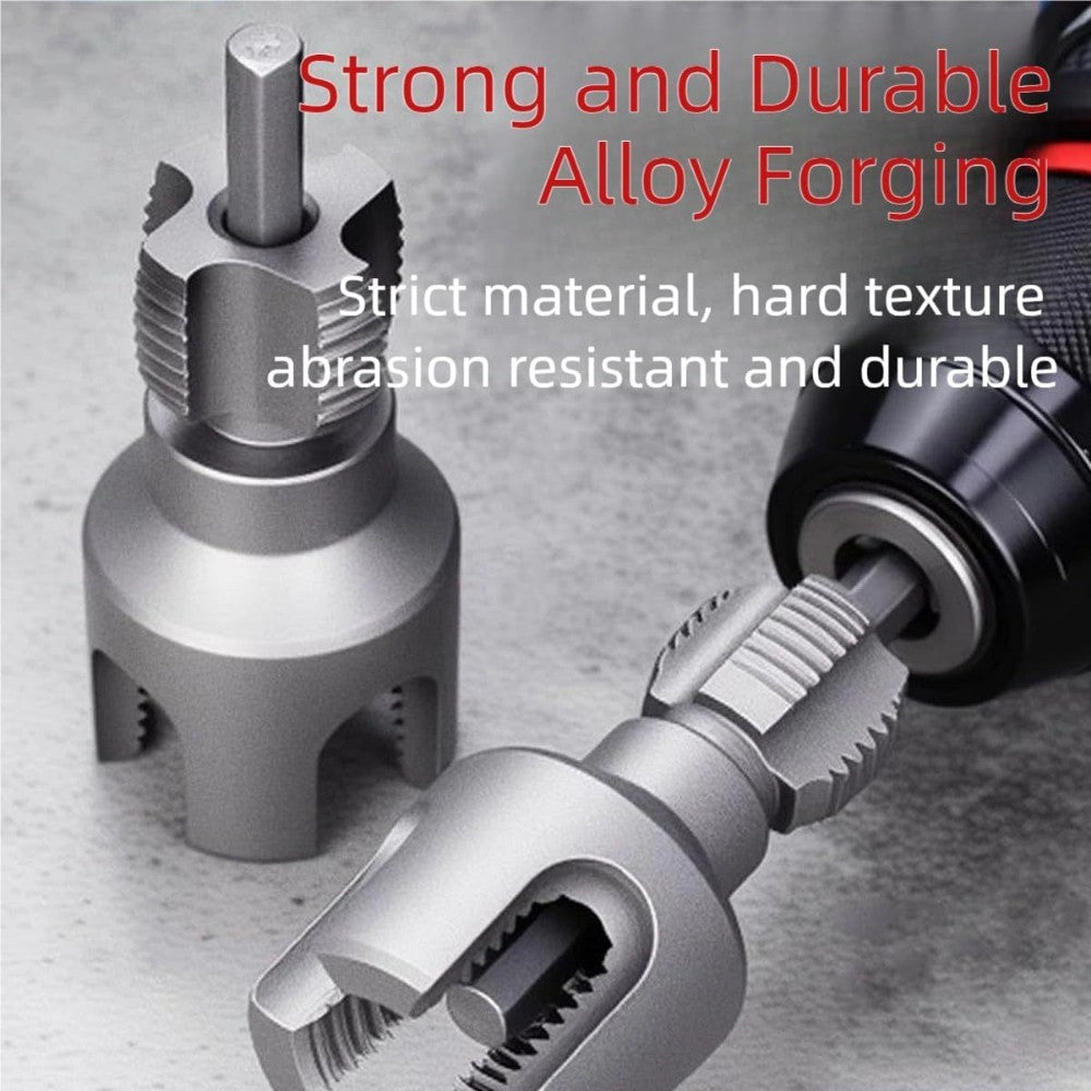 Ferramenta de Rosqueamento de Tubos DN15/20/25 Haste Hexagonal Rosca Interna Externa 1/2&3/4&1 POLEGADA Tubos de Água PPR PVC MPP Destacáveis