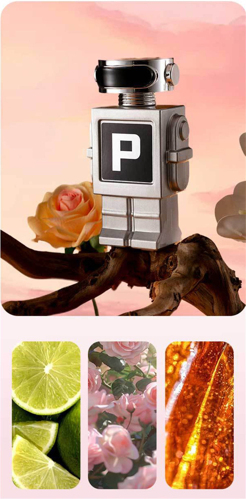 Private Brand Perfume Men Cologne For Man Parfums Homme Fresh Natural 50ml Hombre Perfumes Masculinos Plant Floral Scent Spray