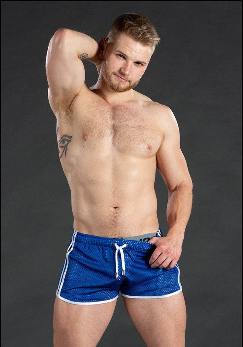 Men's sweatpants hole dry breathable sexy beach outdoor casual three-quarter pants?MNDK-05)