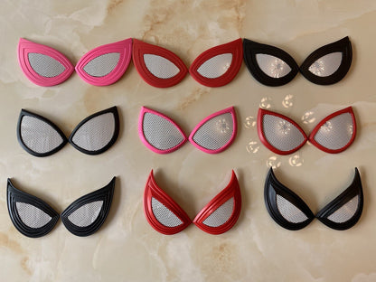Movie Cosplay Lens Accessories For Super Bodysuit Full Mask Eyeglass Stereoscopic Color Light Halloween Carnival Party Prop Gift