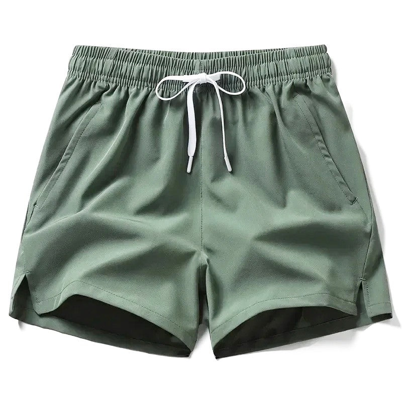 Men's Summer Sports Running Shorts Swim Trunks Quick Dry Shorts Breathable Drawstring With Pockets For Surfing Beach