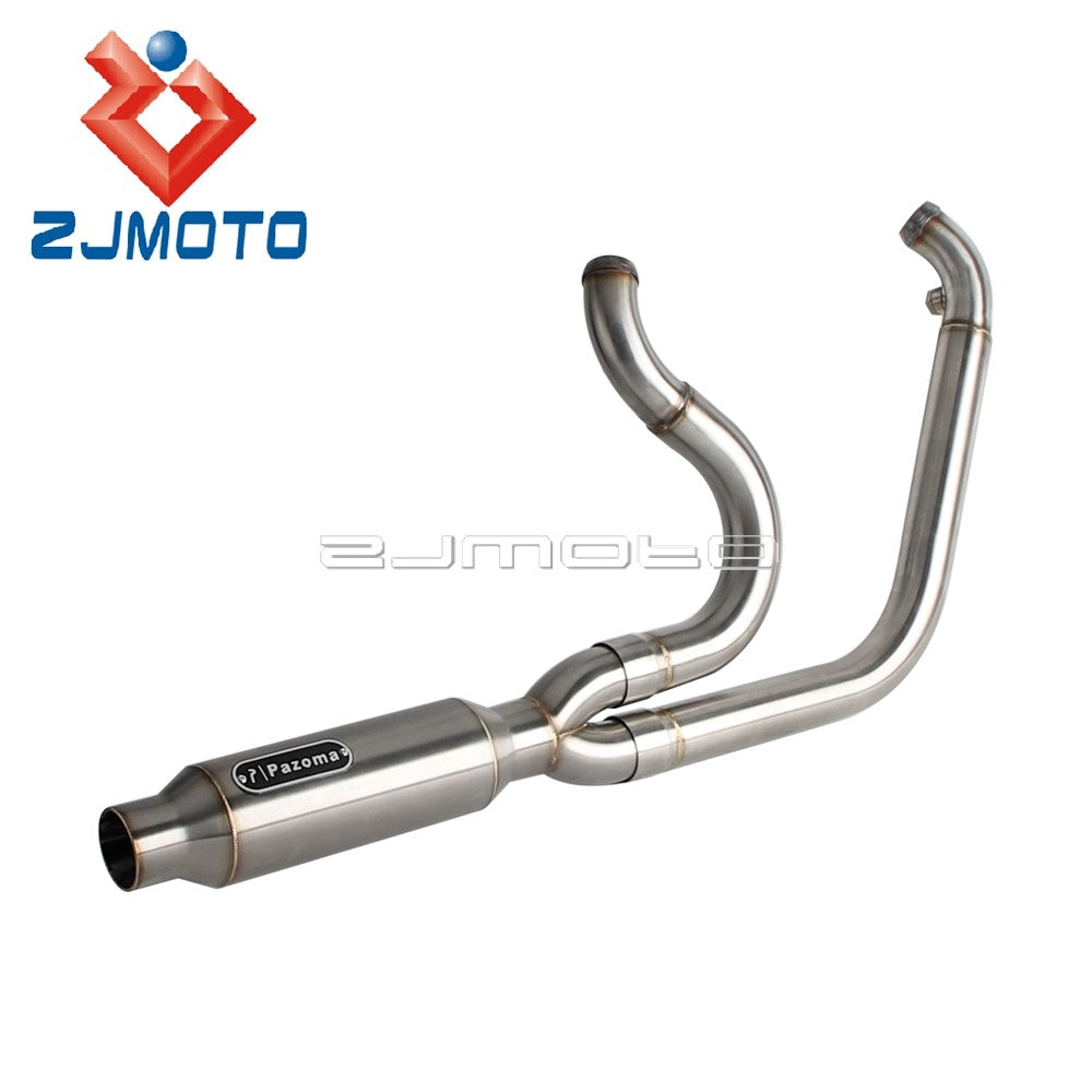 For Harley M8 Touring Electra Glide Road King Street Glide Road Glide 2017-2025 Motorcycle Complete Exhaust Muffler Escape Pipe