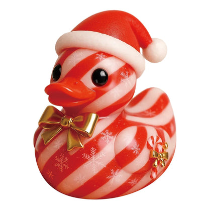Creative Christmas Cute Duck Ornaments Xmas Festive Home Party Decoration Resin Lovely Gift For Home Office Tabletop Ornament