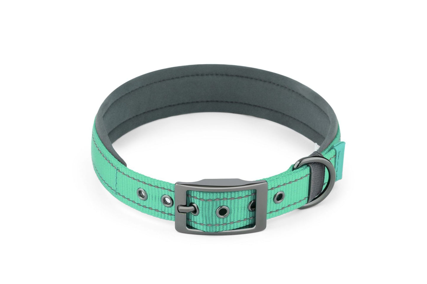 Coleira de cachorro para ambientes externos Fivela de metal Coleira de nylon respirável Coleira de pescoço de alta qualidade para cães de médio e grande porte