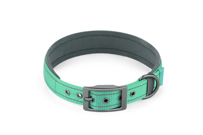 Coleira de cachorro para ambientes externos Fivela de metal Coleira de nylon respirável Coleira de pescoço de alta qualidade para cães de médio e grande porte