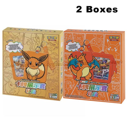 Simplified Chinese Version Genuine PTCG Pokémon Card Display Set Gift Box Second Round Collectible Card Game